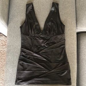 Black party top